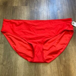 5/$15 NWT Basic Editions Red Bikini Bottoms 20